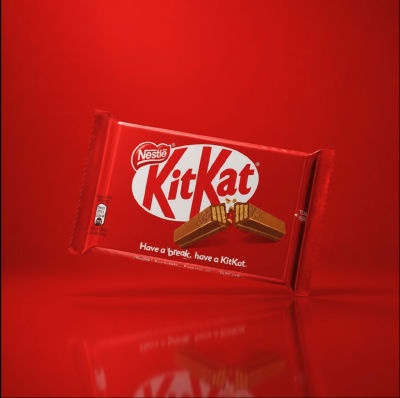 AI-generated Nestlé KitKat chocolate bar product image
