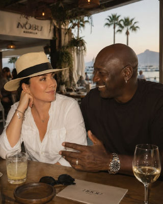 AI image detected of Michael Jordan and a woman dining at Nobu