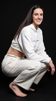 AI-generated image of Caitlin Clark in a fashion studio shoot