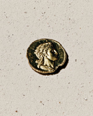 AI-generated gold coin depicting Lysimachus