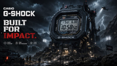 AI-generated Casio G-Shock 'Built for Impact' advertisement