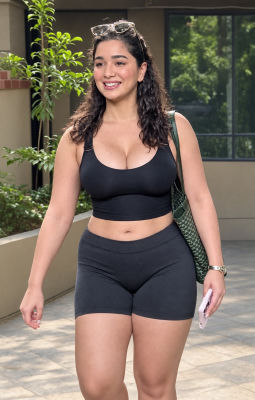 Deepfake of Sara Tendulkar in athletic wear outdoors
