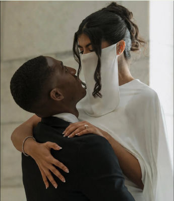 AI-generated wedding photo appearing to show Ousmane Dembélé