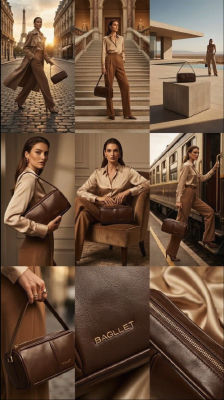 AI-generated 'BAGLLET' fashion campaign 