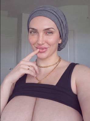 AI-generated portrait of an unidentified woman in a head wrap