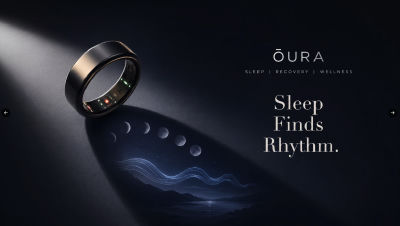 AI-generated Oura Ring 'Sleep Finds Rhythm' advertisement