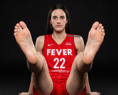 AI-generated image of Caitlin Clark in Indiana Fever #22 jersey