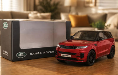 AI-generated image of a Range Rover die-cast model car