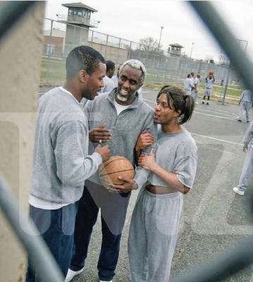 AI image detected of Sean Combs in a fabricated prison yard scene