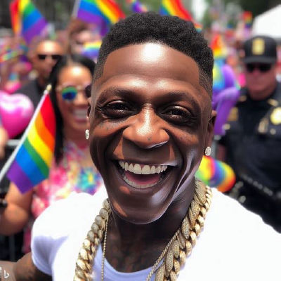 Boosie Badazz — AI-generated (X Community Notes)