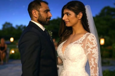 AI-generated wedding photo of Mohammad Shami