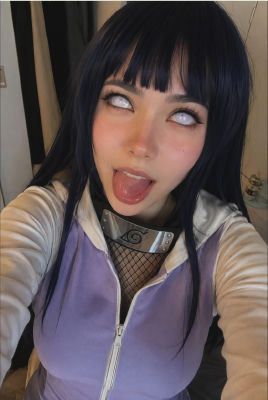 AI-generated Naruto cosplay selfie of an unidentified woman