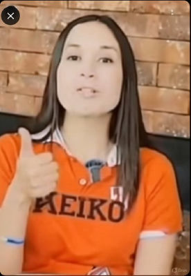 AI-generated image of Alejandra Argumedo wearing Keiko Fujimori campaign shirt