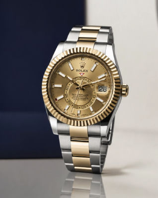 AI-generated image of a Rolex Sky-Dweller watch