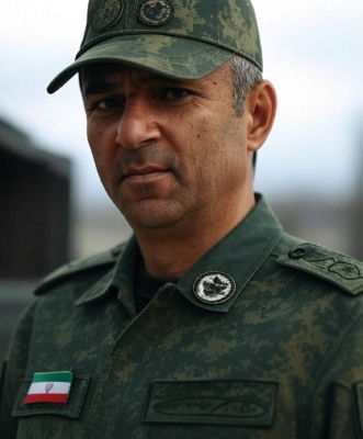 Deepfake of Ismail Kartal depicted as Iranian military officer