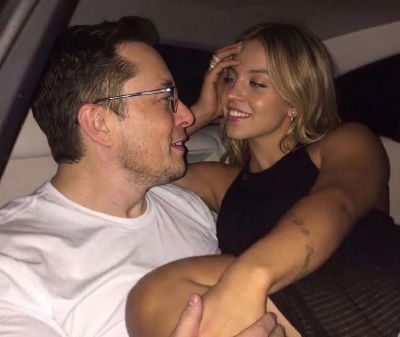 Deepfake of Elon Musk and Sydney Sweeney in an intimate embrace