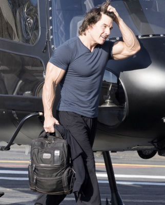 Deepfake image detected of jacked Tom Cruise exiting a helicopter