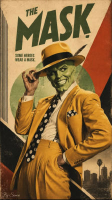 AI-generated 'The Mask' poster artwork