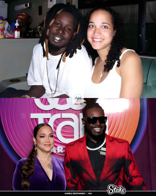 Deepfake of T-Pain in two-panel comparison image