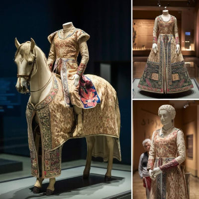 AI-generated image of historical museum costumes attributed to Lloyd Llewellyn-Jones