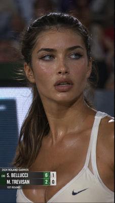 AI-Generated Tennis Player S. Bellucci at Roland Garros