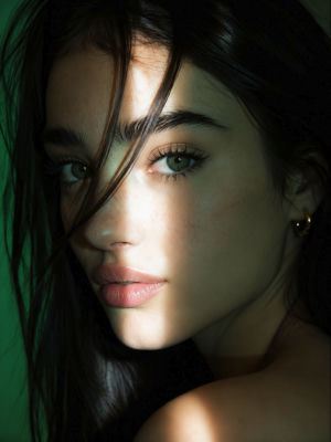 AI-generated close-up portrait of a woman 