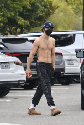 AI image detected of Timothée Chalamet shirtless in a parking lot