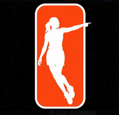 AI-generated silhouette of a female athlete pointing