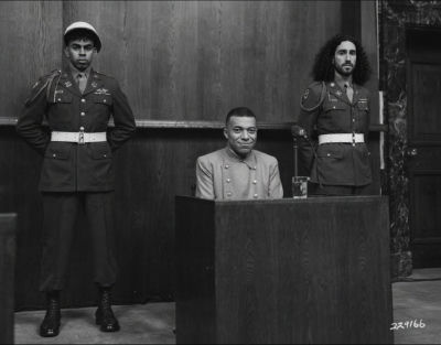 Deepfake of Kylian Mbappé and Jean Carn in a historical trial scene