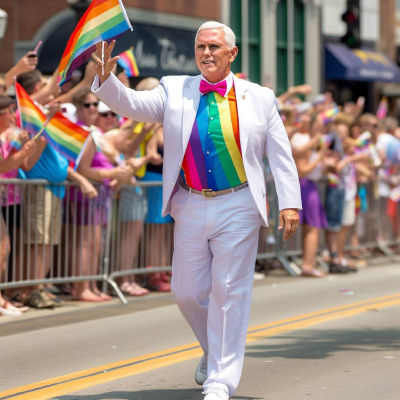Mike Pence — AI-generated (X Community Notes)