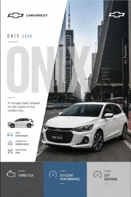 AI-generated Chevrolet Onix 2025 promotional advertisement