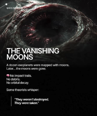 AI-generated 'Vanishing Moons' exoplanet conspiracy post