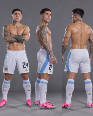 AI image detected of Enzo Fernandez in Argentina national team kit