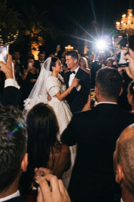 AI-generated image resembling Cristiano Ronaldo at a TV studio event