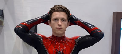 AI-generated image of Tom Holland in a Spider-Man suit