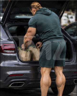 Reported AI-generated photo of Clay Matthew loading groceries into an SUV
