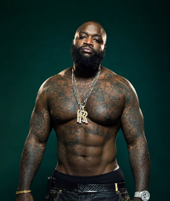 AI-generated portrait of muscular Rick Ross